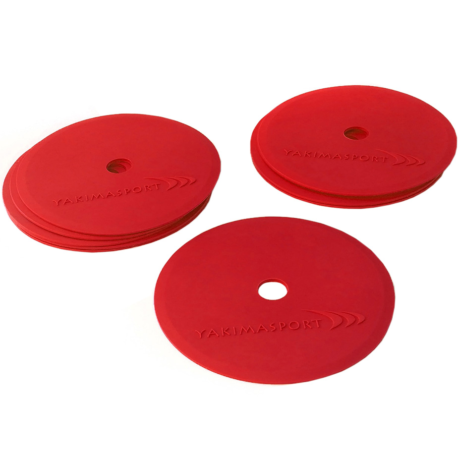 Yakima Sport field marker set flat 10 pcs red 100584