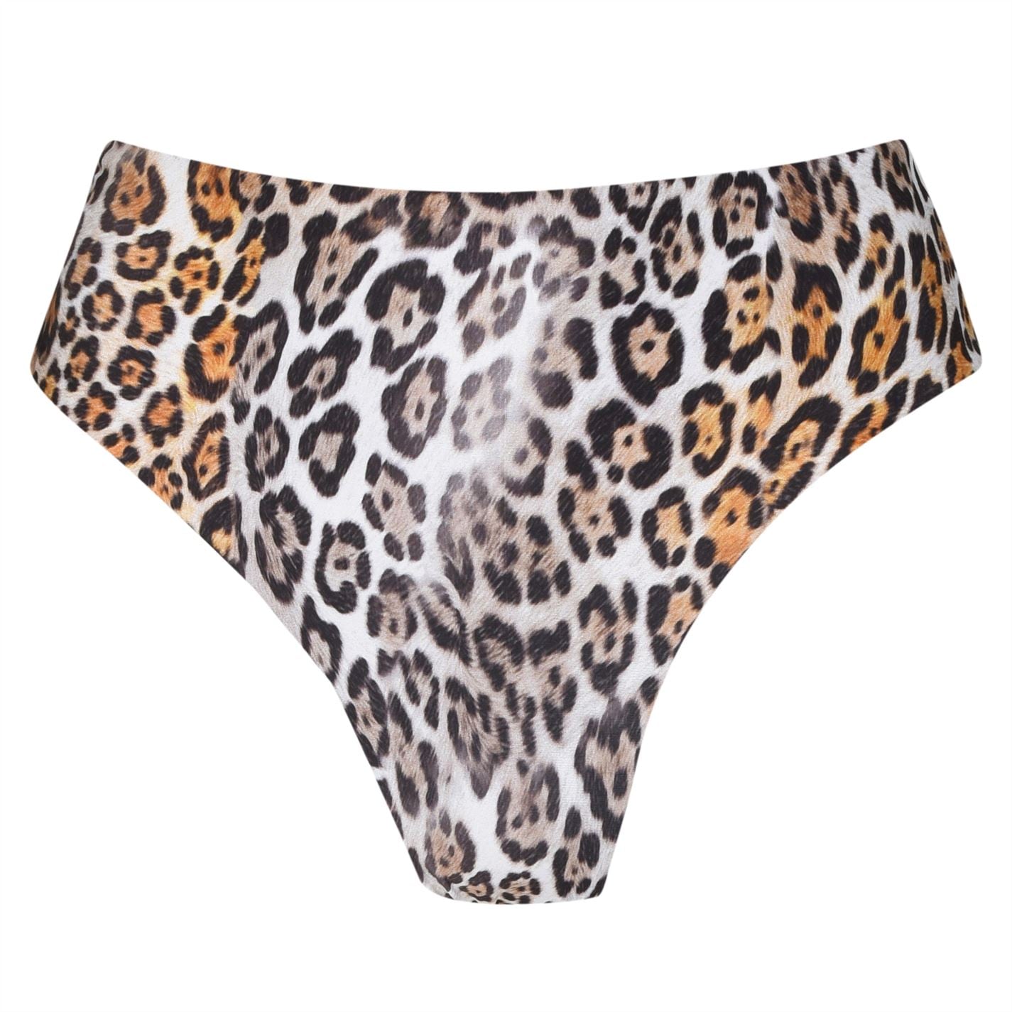 Guess Leopard High Waist Bikini Bottoms