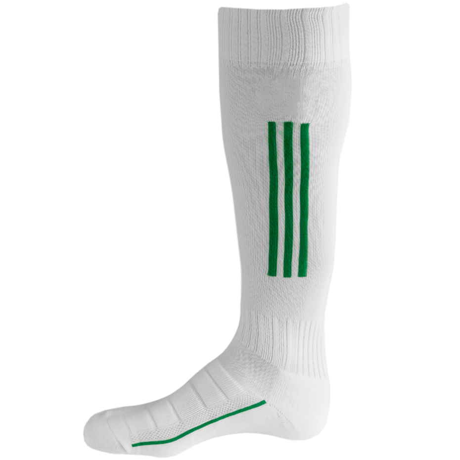 Football socks Iskierka Junior 38-41 white-green