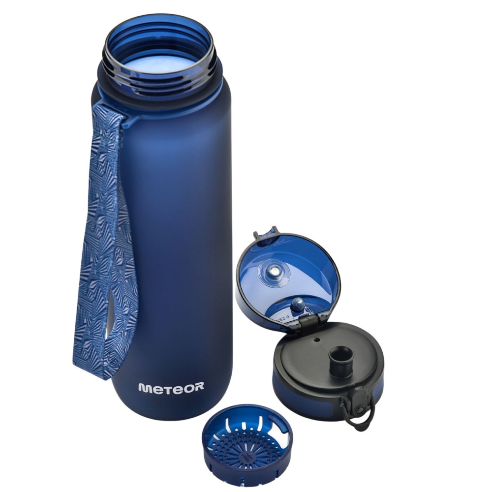 Meteor water bottle 500 ml navy blue 74588