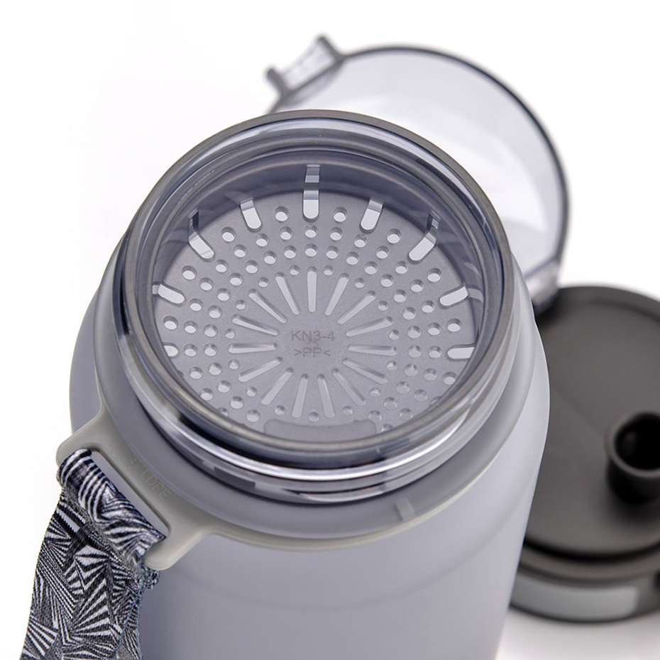 Meteor 650 ml water bottle gray 74576