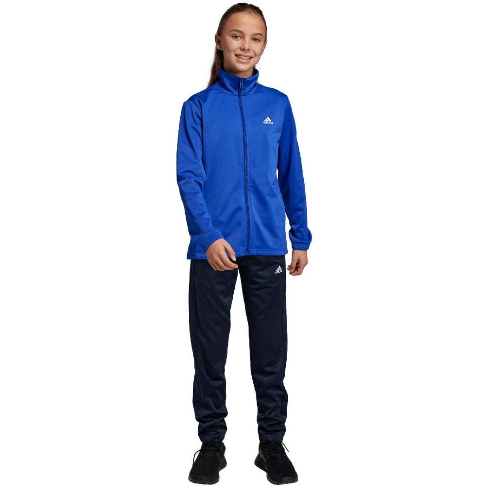 Children's tracksuit adidas Essentials Big Logo Track Suit blue-black HR6408