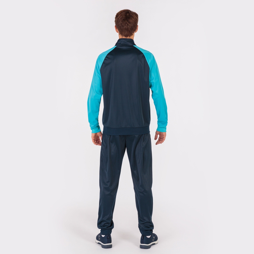 Academy Iv Tracksuit Navy Fluor Turquoise