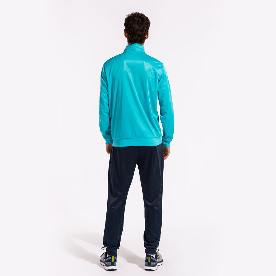 Columbus Tracksuit Fluor Turquoise-navy