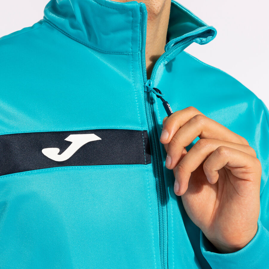 Columbus Tracksuit Fluor Turquoise-navy