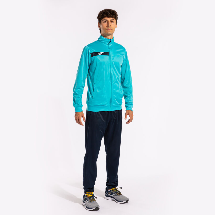 Columbus Tracksuit Fluor Turquoise-navy