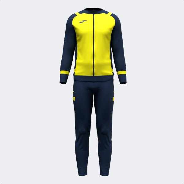 Lider Tracksuit Fluor Yellow Dark Navy
