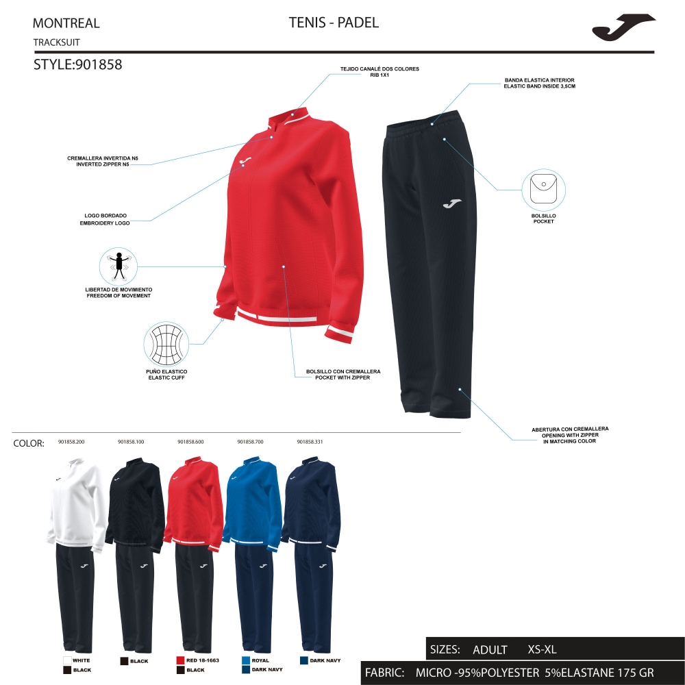 Montreal Tracksuit Black Anthracite