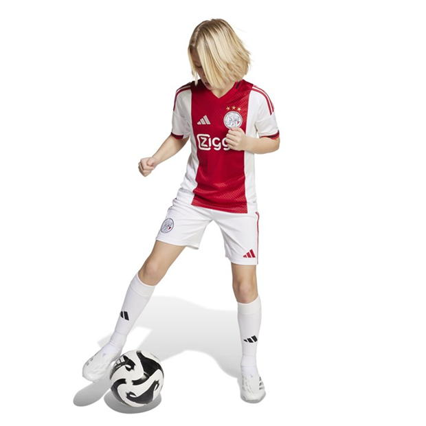 adidas Ajax Home Shirt 2025 2026 Juniors