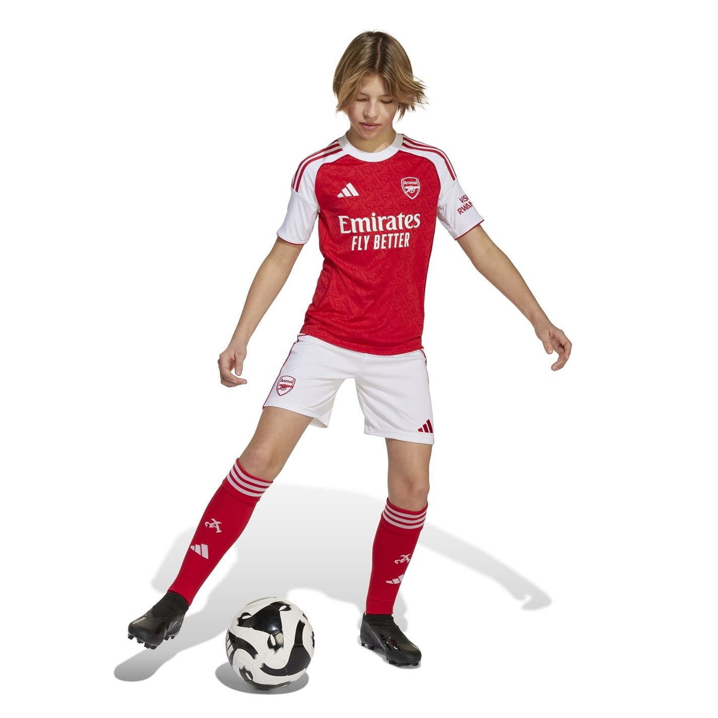 adidas Arsenal Home Shirt 2025 2026 Juniors