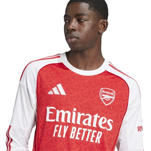 adidas Arsenal Long Sleeve Home Shirt 2025 2026 Mens