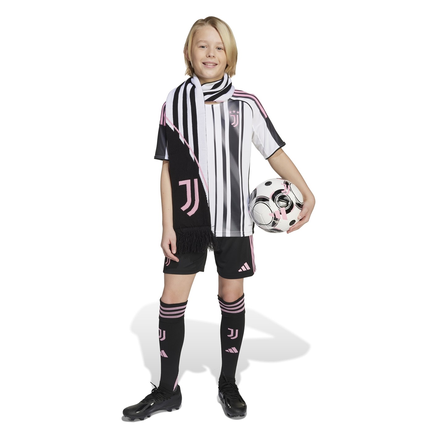adidas Juventus 2025 2026 Home Shirt Juniors