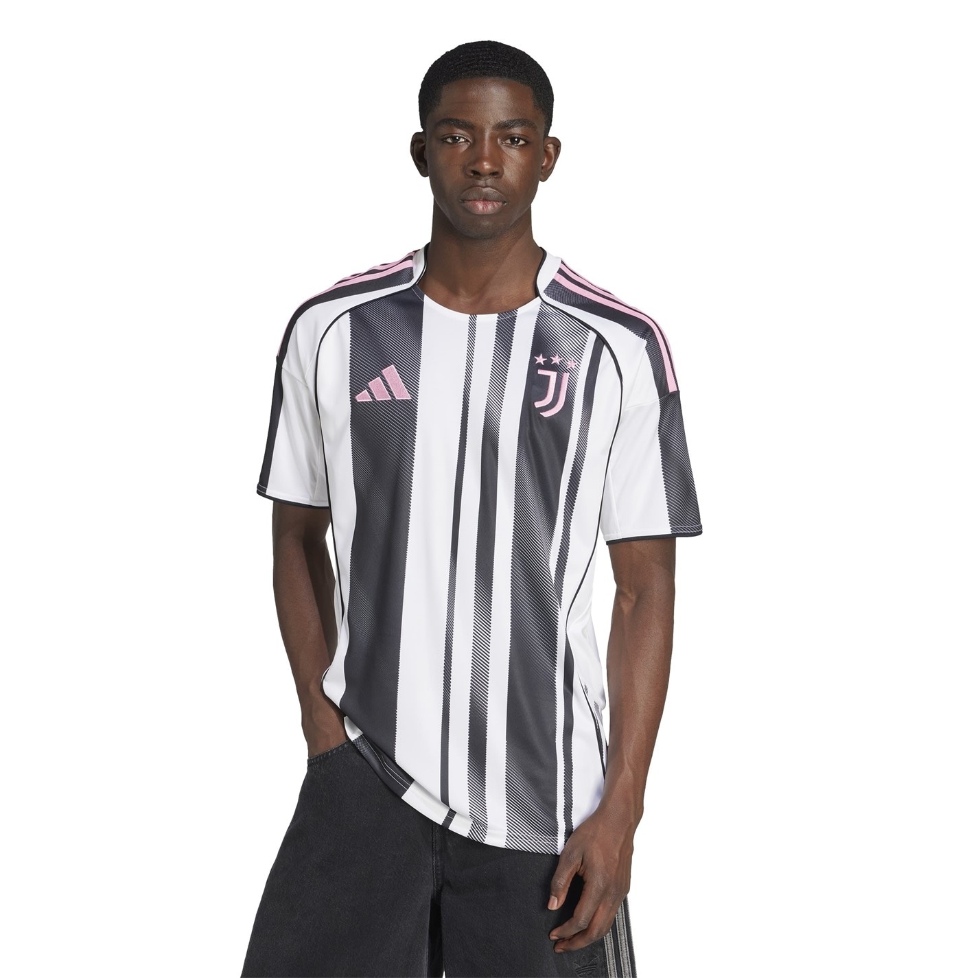 adidas Juventus 2025 2026 Home Shirt Mens