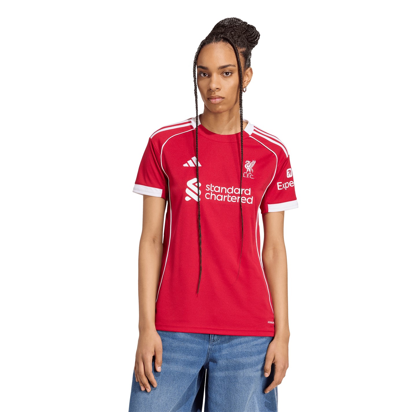 adidas Liverpool Home Shirt 2025 2026 Womens