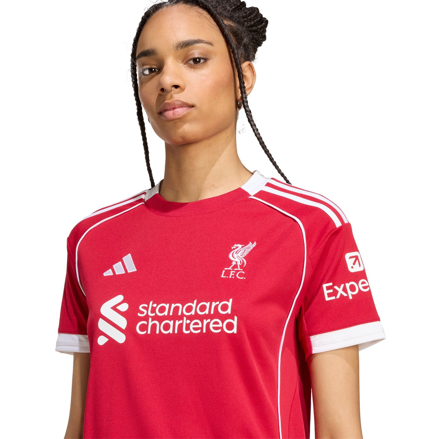 adidas Liverpool Home Shirt 2025 2026 Womens