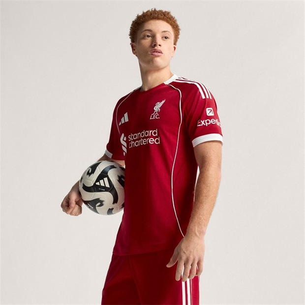 adidas Liverpool Authentic Home Shirt 2025 2026 Adults