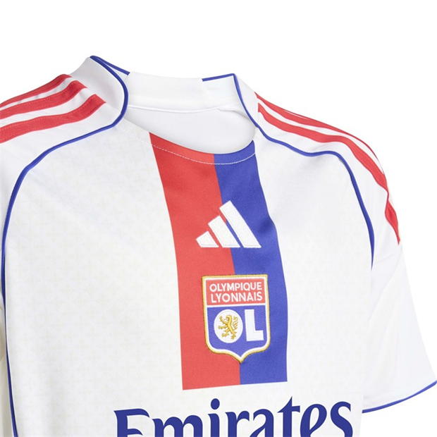 adidas Lyon Home Shirt 2025 2026 Juniors
