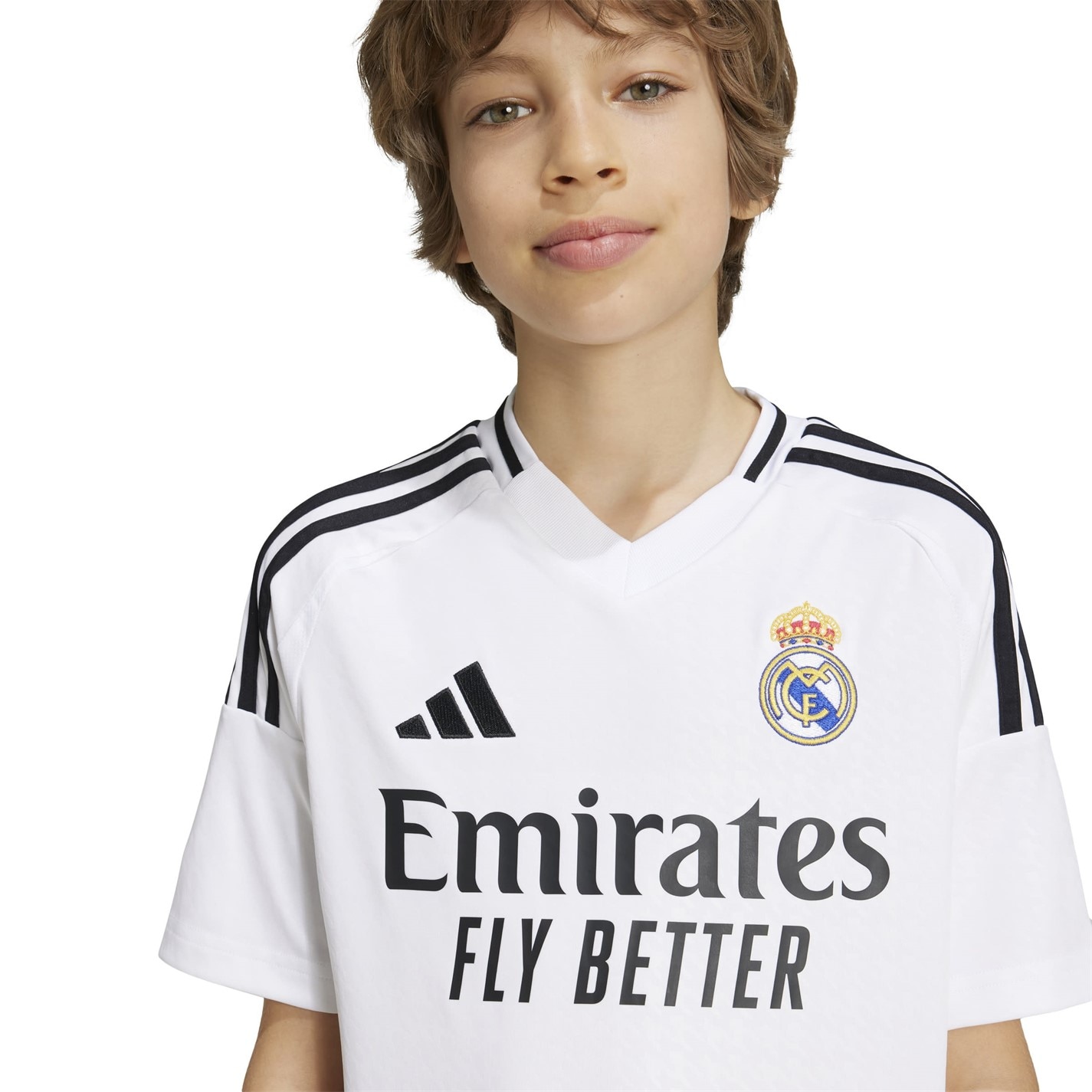 adidas Real Madrid Home Shirt 2024 2025 Juniors