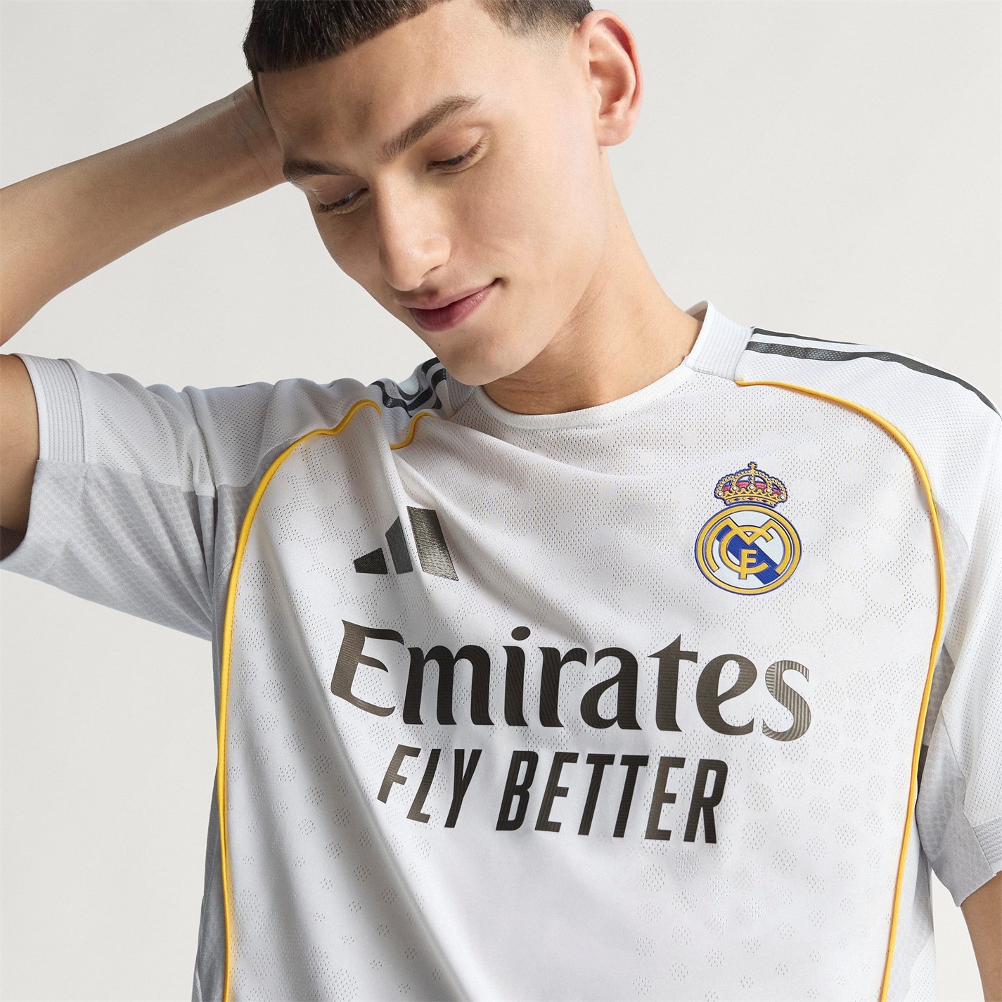 adidas Real Madrid Authentic Home Shirt 2025 2026 Adults