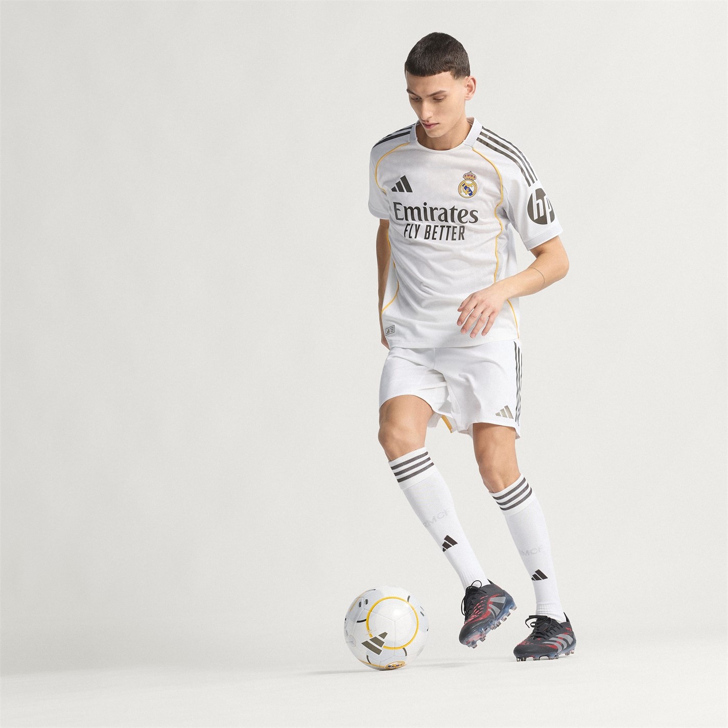 adidas Real Madrid Authentic Home Shirt 2025 2026 Adults
