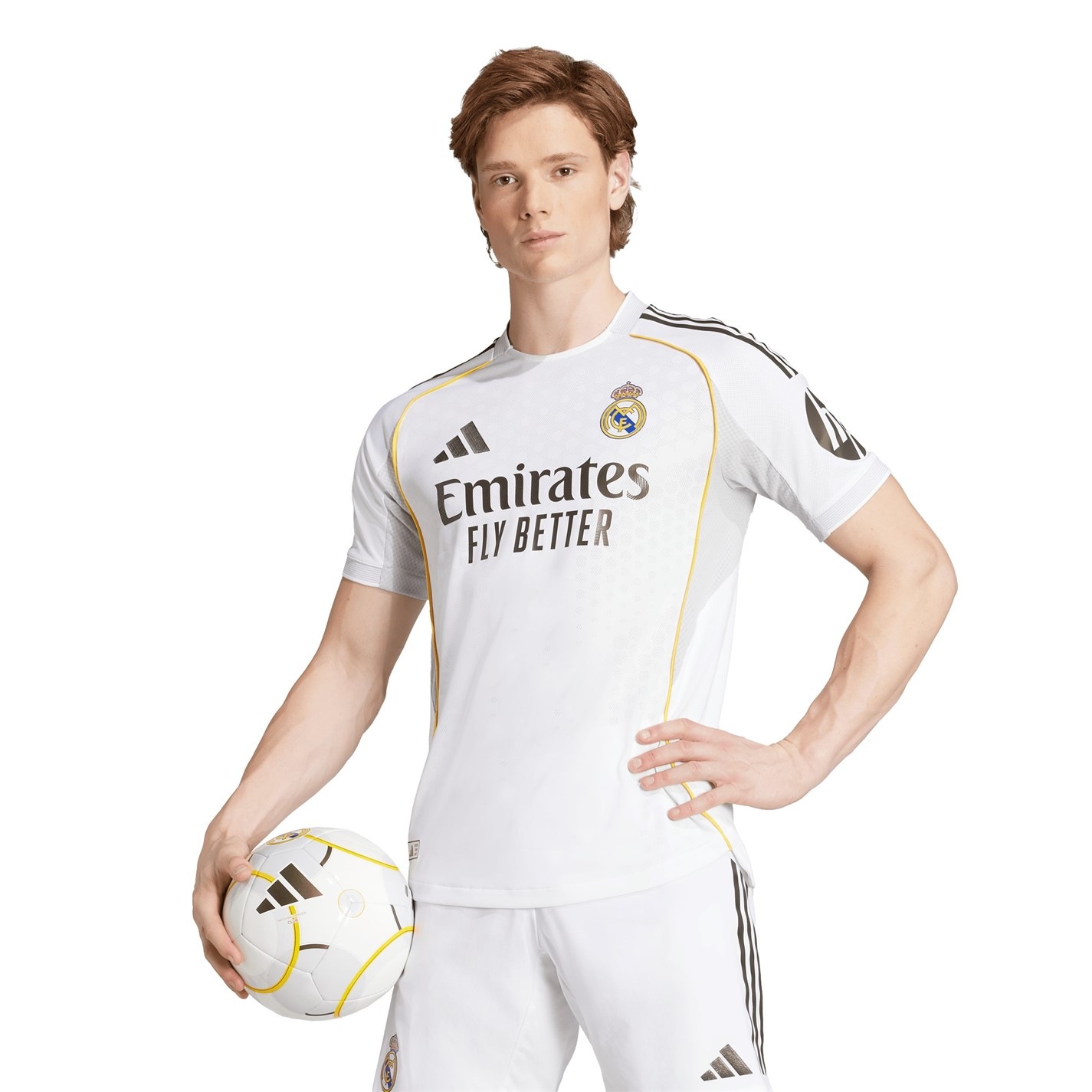 adidas Real Madrid Authentic Home Shirt 2025 2026 Adults
