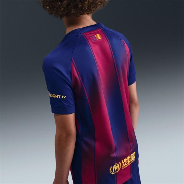 Nike Barcelona Home Shirt 2025 2026 Juniors