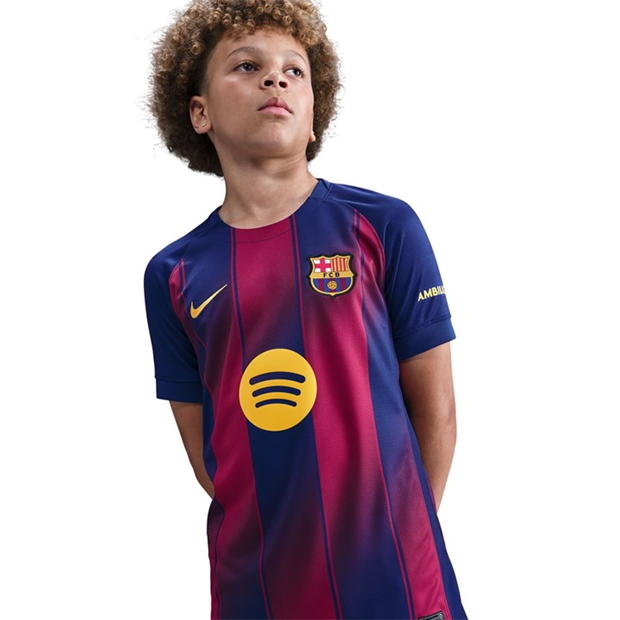 Nike Barcelona Home Shirt 2025 2026 Juniors