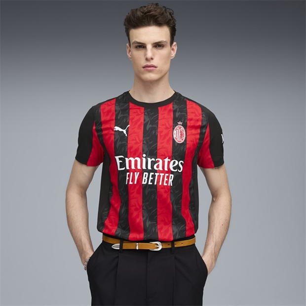 Puma AC Milan Authentic Home Shirt 2025 2026 Adults