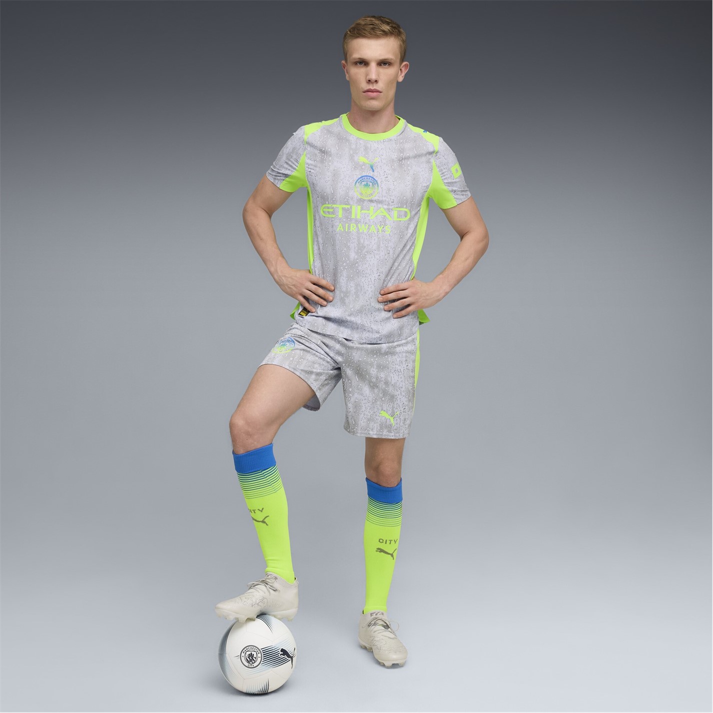 Puma Manchester City Authentic Home Shirt 2025 2026 Adults