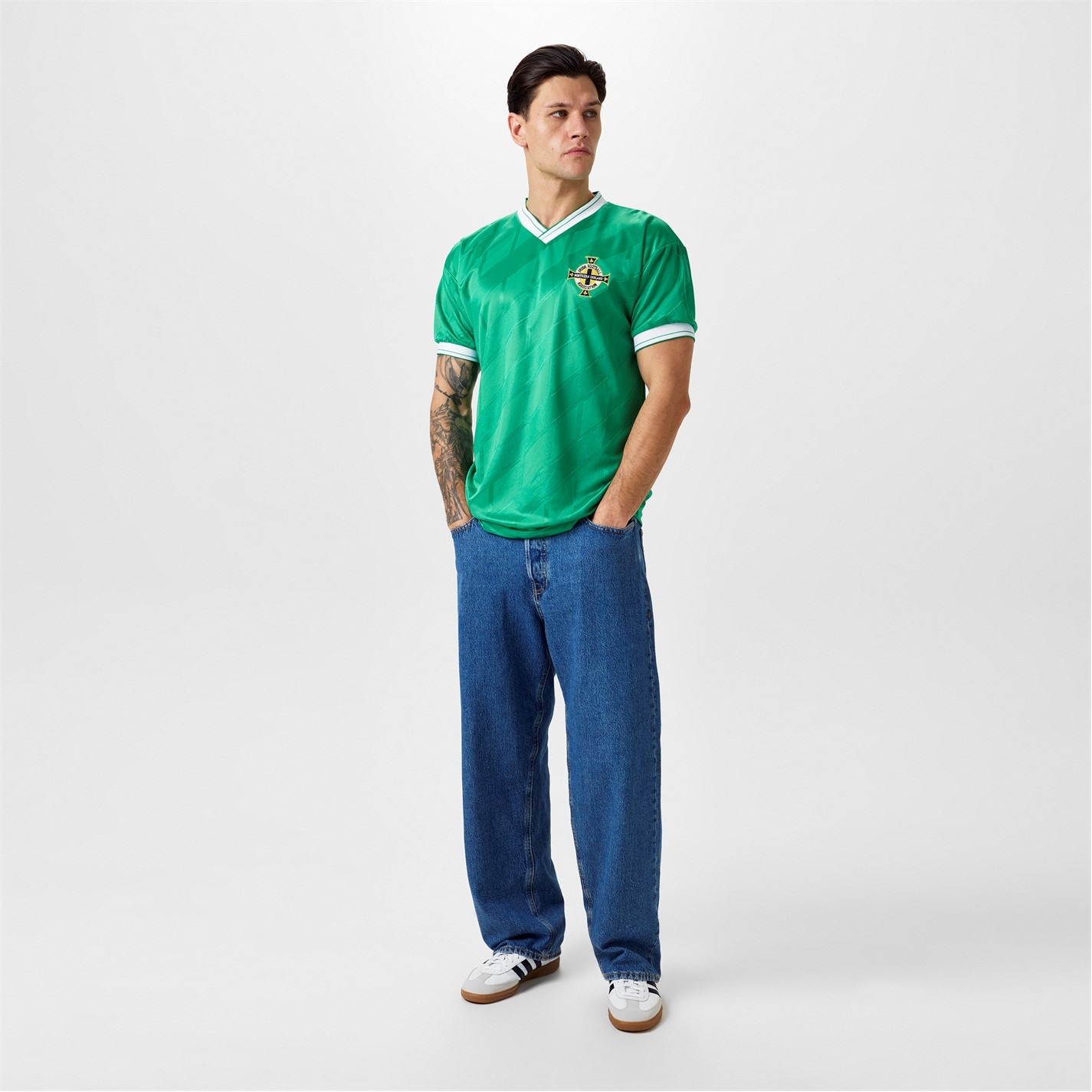Score Draw Northern Ireland 86 Home Shirt Adults