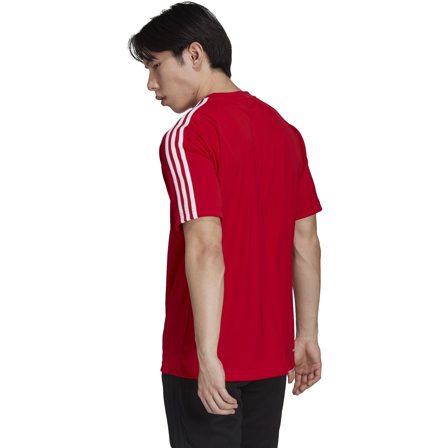 adidas Classic 3 Stripe Sereno T-Shirt Mens