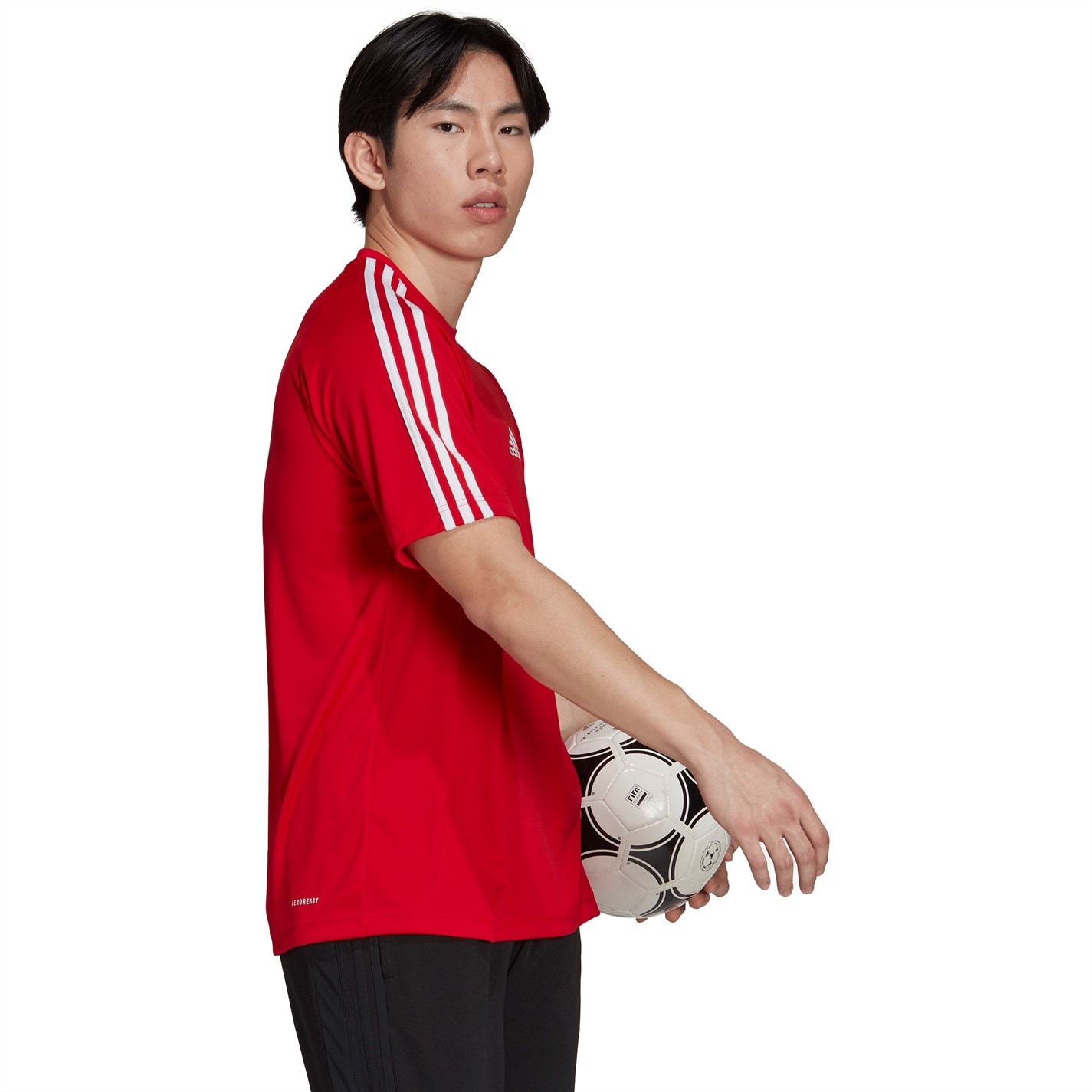 adidas Classic 3 Stripe Sereno T-Shirt Mens
