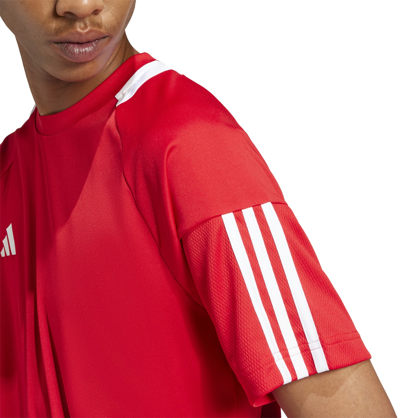 adidas Classic 3 Stripe Sereno T-Shirt Mens