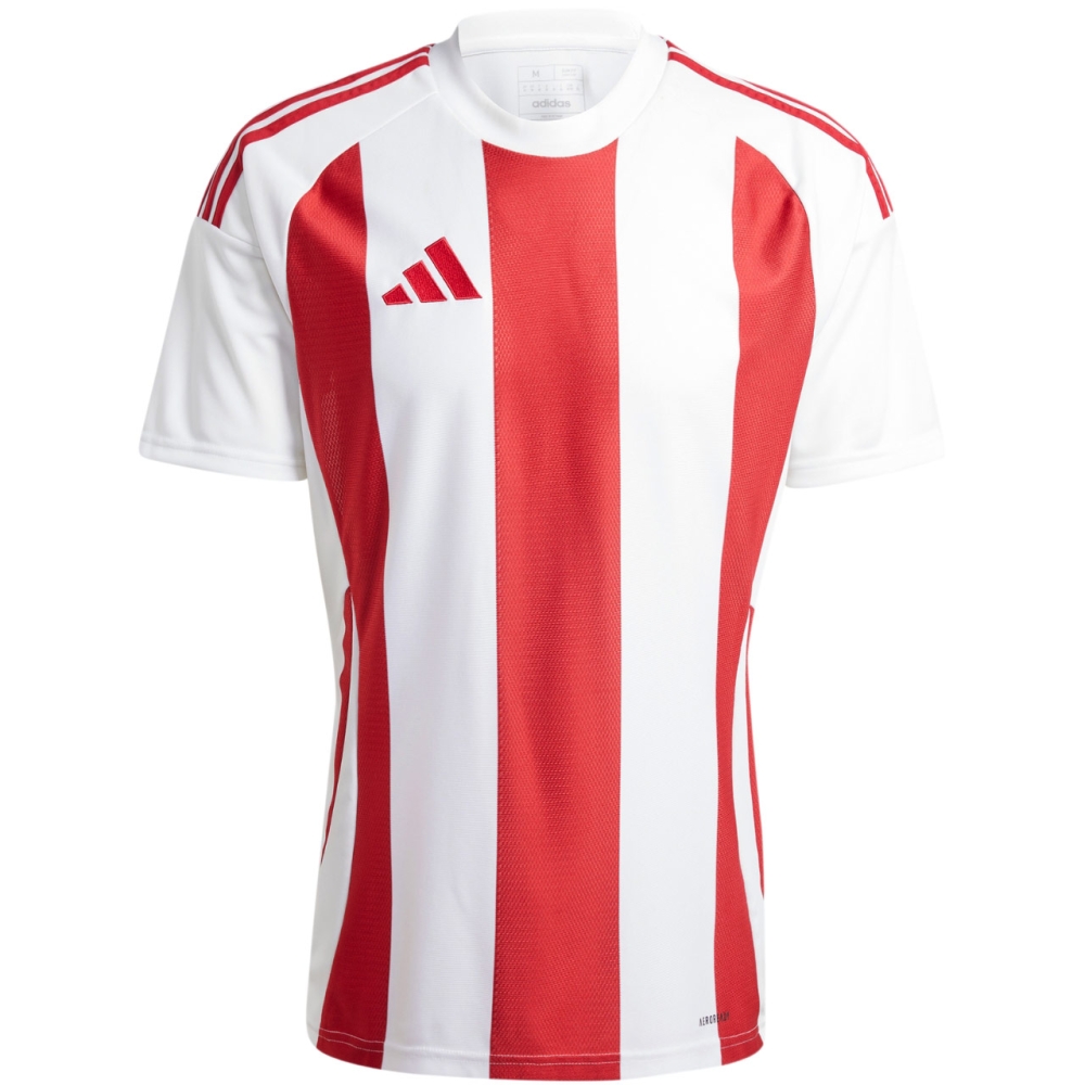 adidas Striped 24 Jersey Men's T-shirt White-Red IW2142