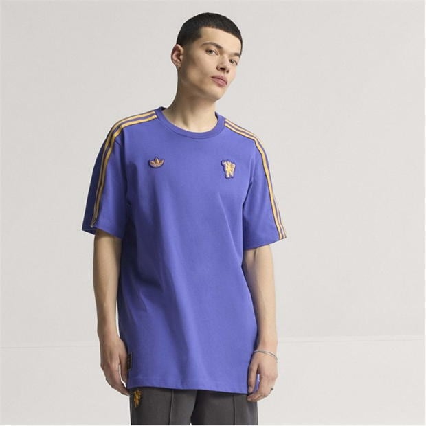 adidas Manchester Icon T-Shirt Mens