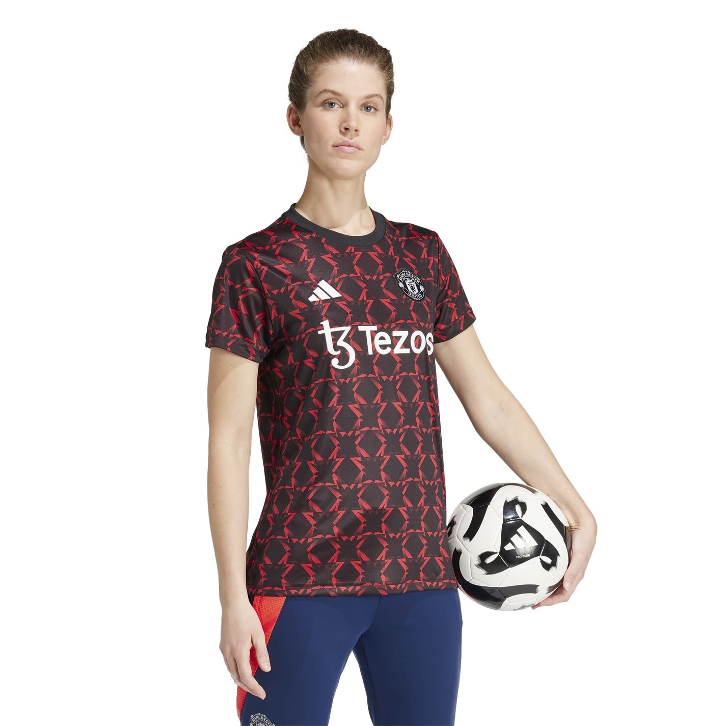adidas Manchester United Pre-Match Shirt 2024 2025 Womens