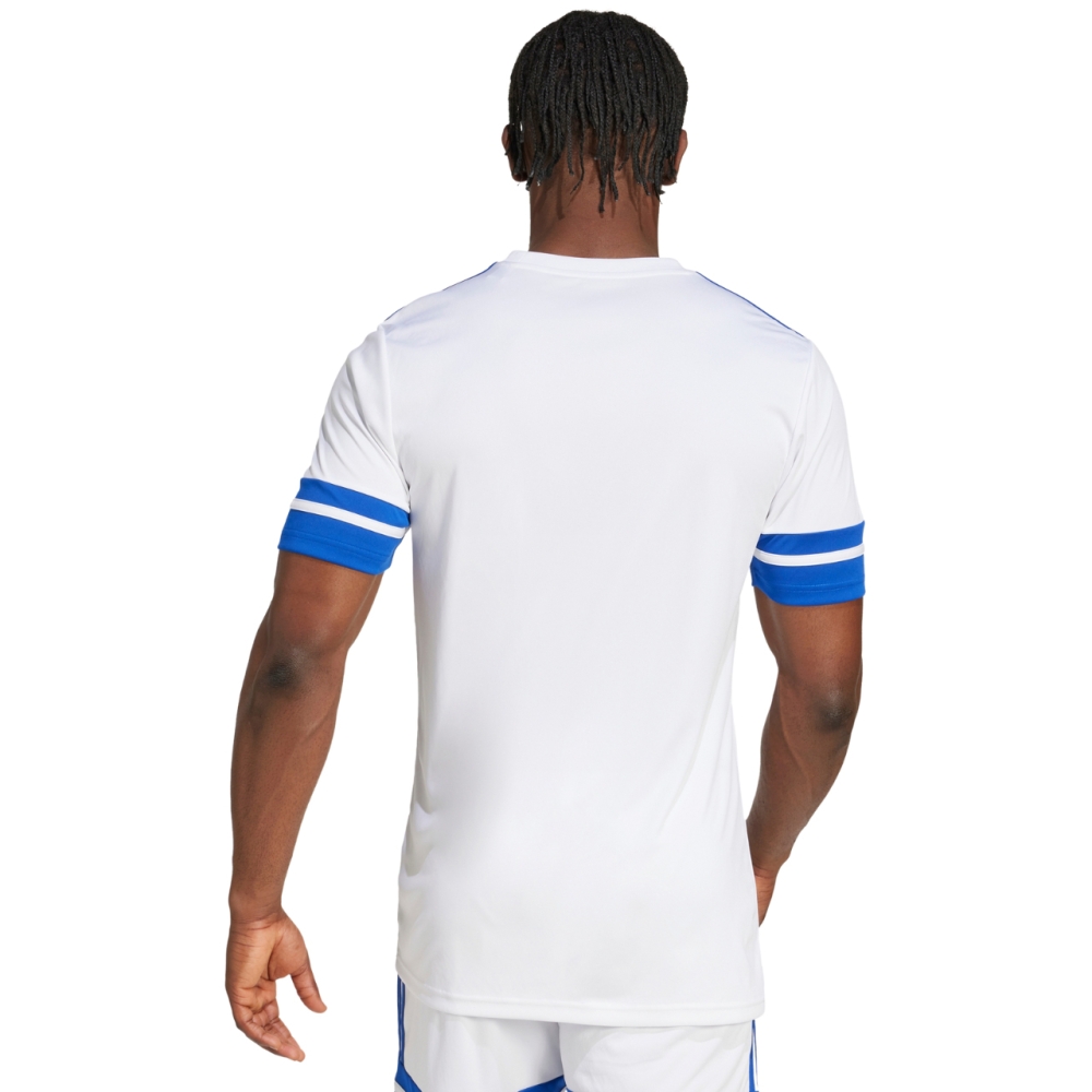 Men's adidas Squadra 25 T-shirt white and blue JG5827