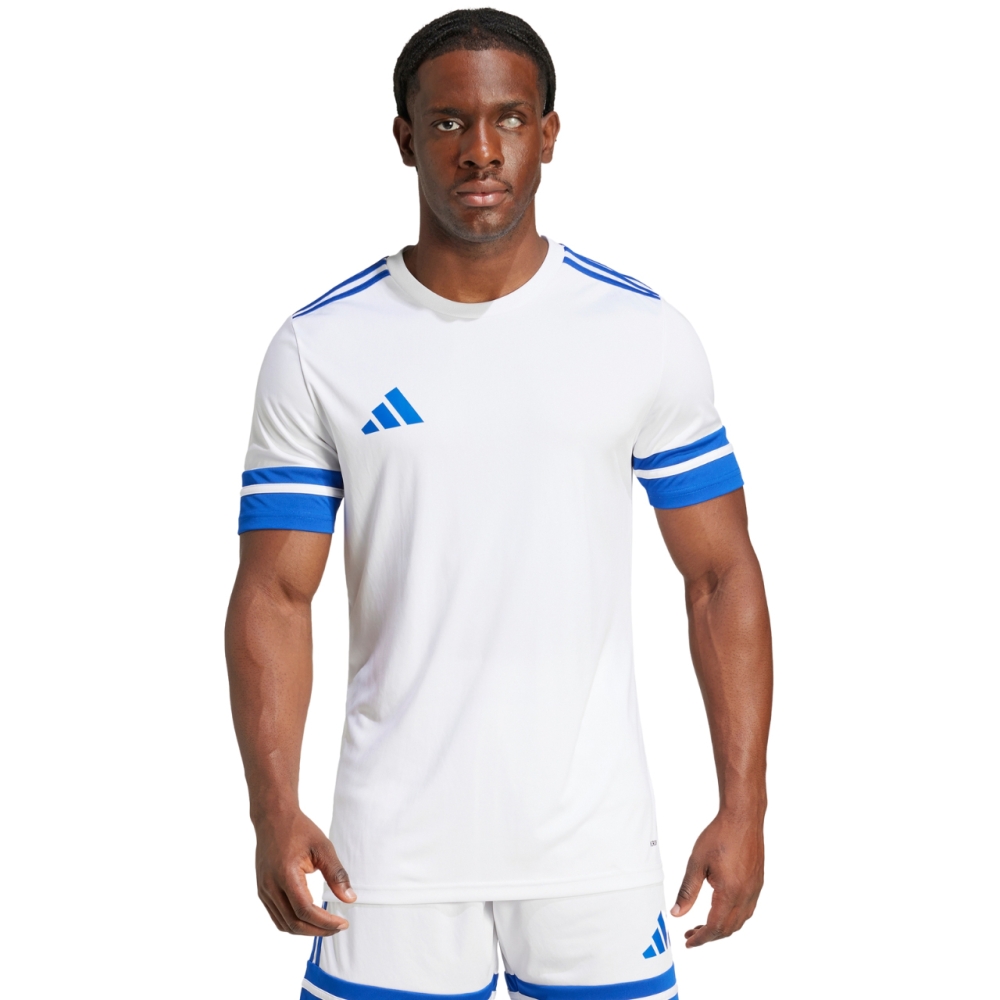 Men's adidas Squadra 25 T-shirt white and blue JG5827