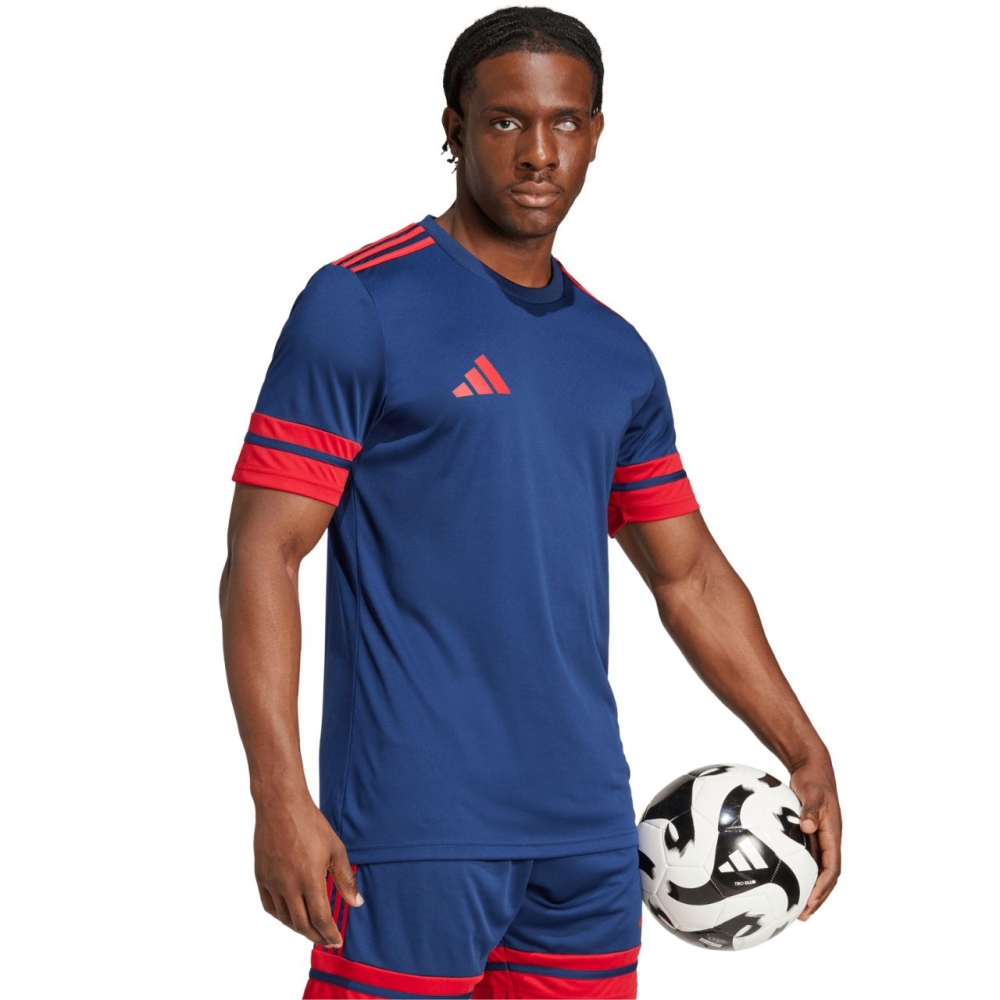 Men's adidas Squadra 25 T-shirt navy blue-red JG5833