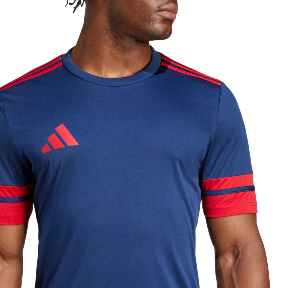 Men's adidas Squadra 25 T-shirt navy blue-red JG5833