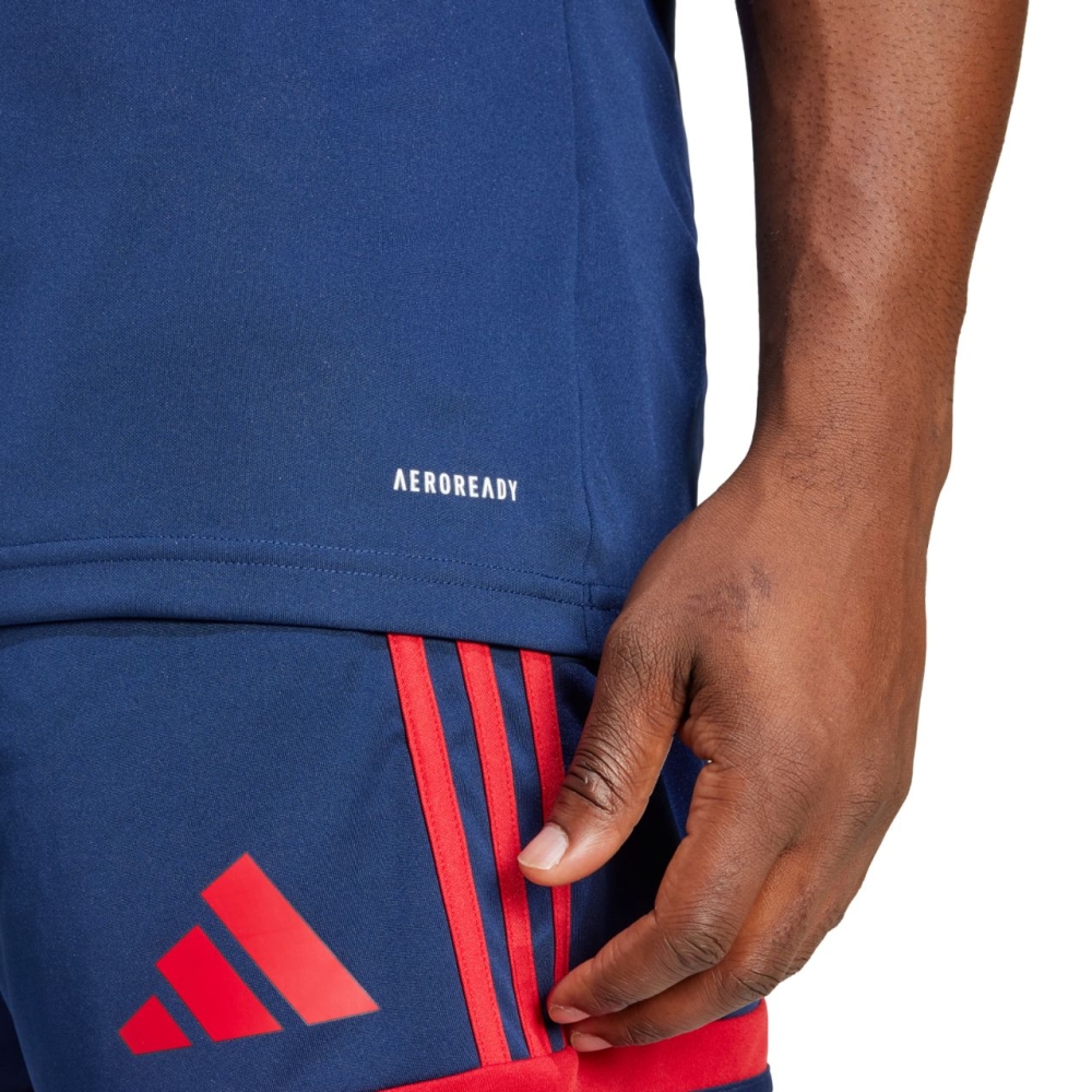 Men's adidas Squadra 25 T-shirt navy blue-red JG5833