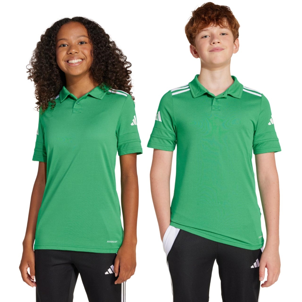 adidas Squadra 25 Polo children's T-shirt green JY3410