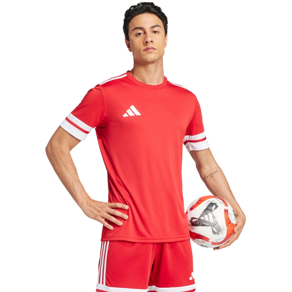 Men's adidas Squadra 25 T-shirt red JE2601