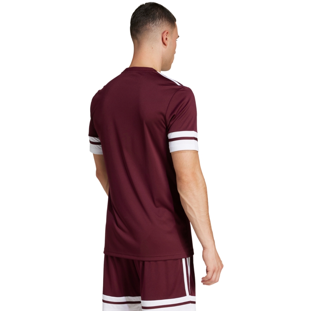 adidas Squadra 25 burgundy men's T-shirt JC8675