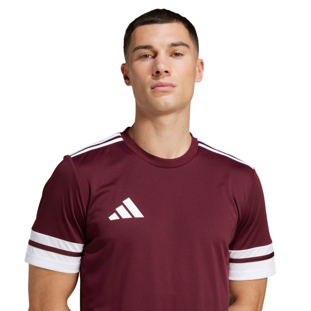 adidas Squadra 25 burgundy men's T-shirt JC8675