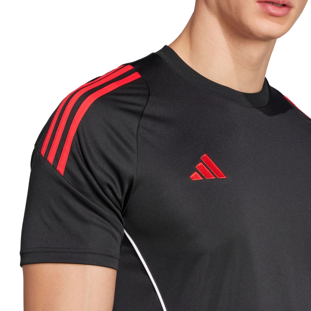 Men's T-shirt adidas Tiro 24 Jersey black-red JP2494