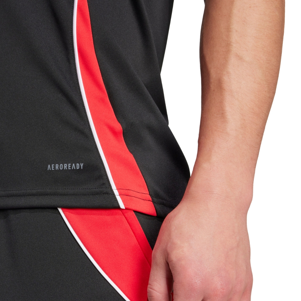 Men's T-shirt adidas Tiro 24 Jersey black-red JP2494