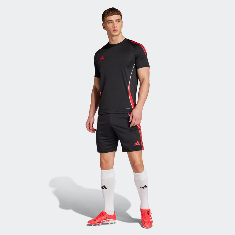 Men's T-shirt adidas Tiro 24 Jersey black-red JP2494