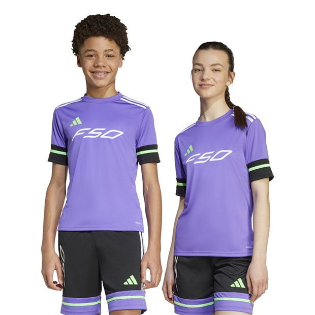 adidas F50 Short Sleeve Training Shirt Juniors