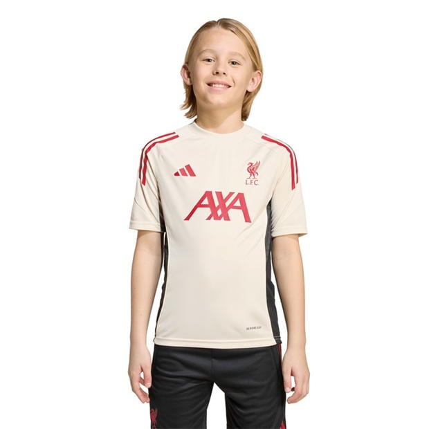 adidas Liverpool Training Shirt 2025 2026 Juniors